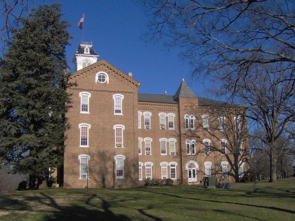 Anderson Hall on the Maryville College campus in Maryville, Tennessee